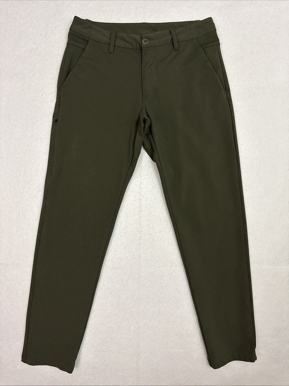 BYLT Everyday Pant 2.0 Mens Medium Green Slim Fit Stretch Casual Work Pants